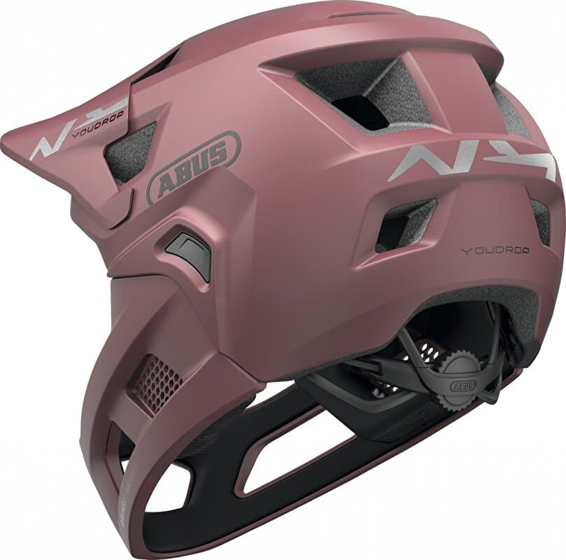 přilba ABUS YouDrop FF blush red S - náhled 4