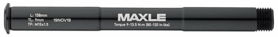 osa přední SRAM 15-158 mm Maxle Stealth, černá