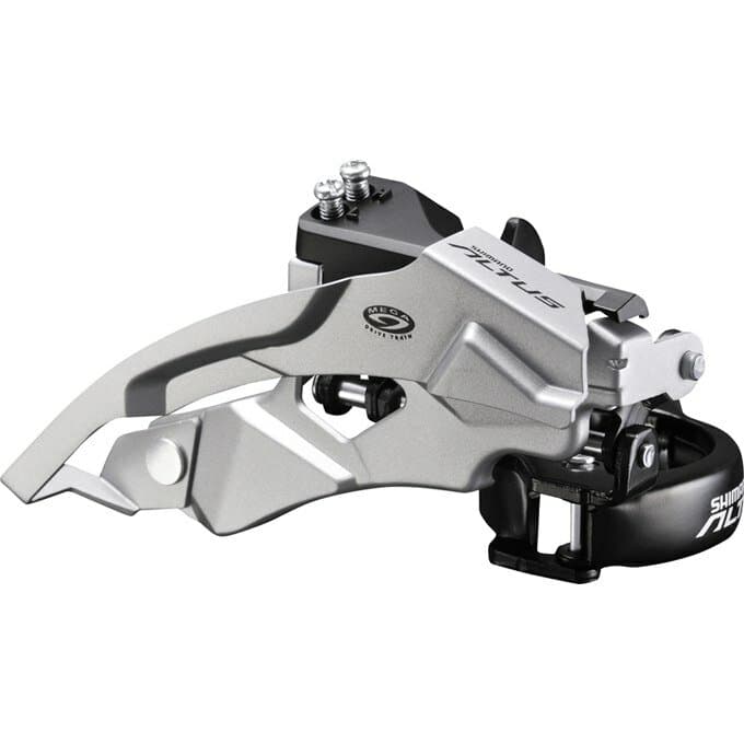 přesmykač SHIMANO Altus FD-M370 9 speed O 34,9mm (s adaptéry O 28,6 a 31,8 mm ) T.Swing, v krabičce