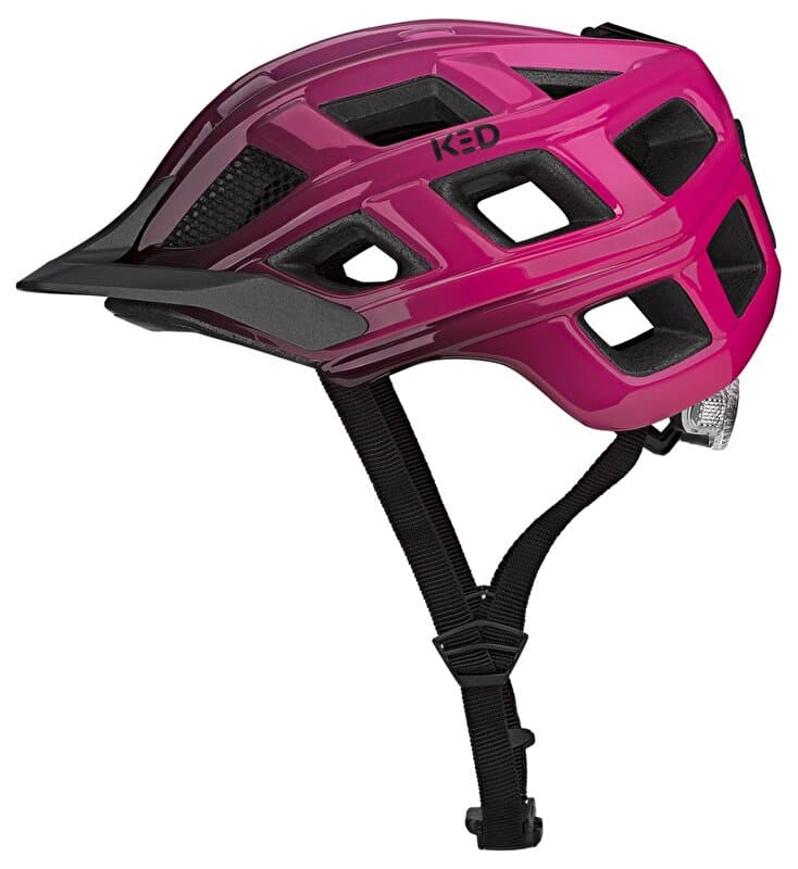 přilba KED Crom M Pink Black matt 52-58 cm - náhled 2