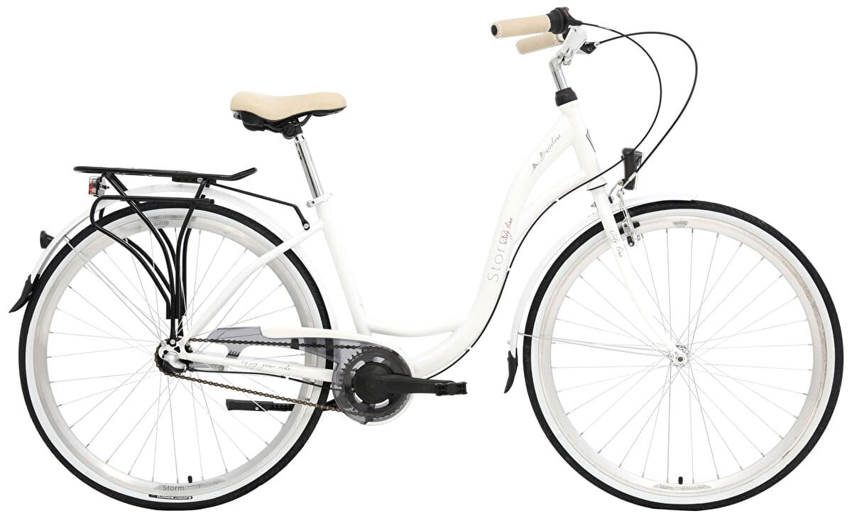 kolo STORM Barcelona 28" 3sp. 17" bílé