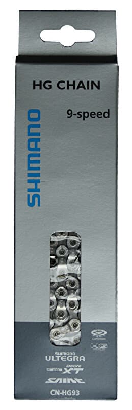 řetěz SHIMANO CN-HG93 9 speed, 114 článků, v krabičce - náhled 2