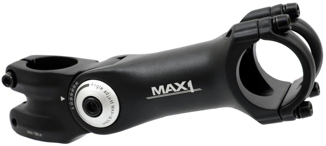 stavitelný představec MAX1 125/60°/31,8 mm černý