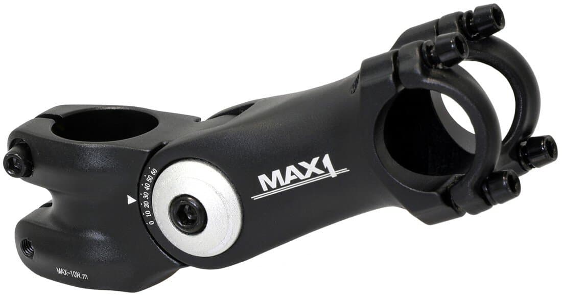 stavitelný představec MAX1 105/60°/25,4 mm černý