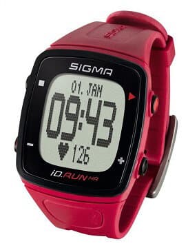 pulsmetr SIGMA ID.Run HR tmavě růžový