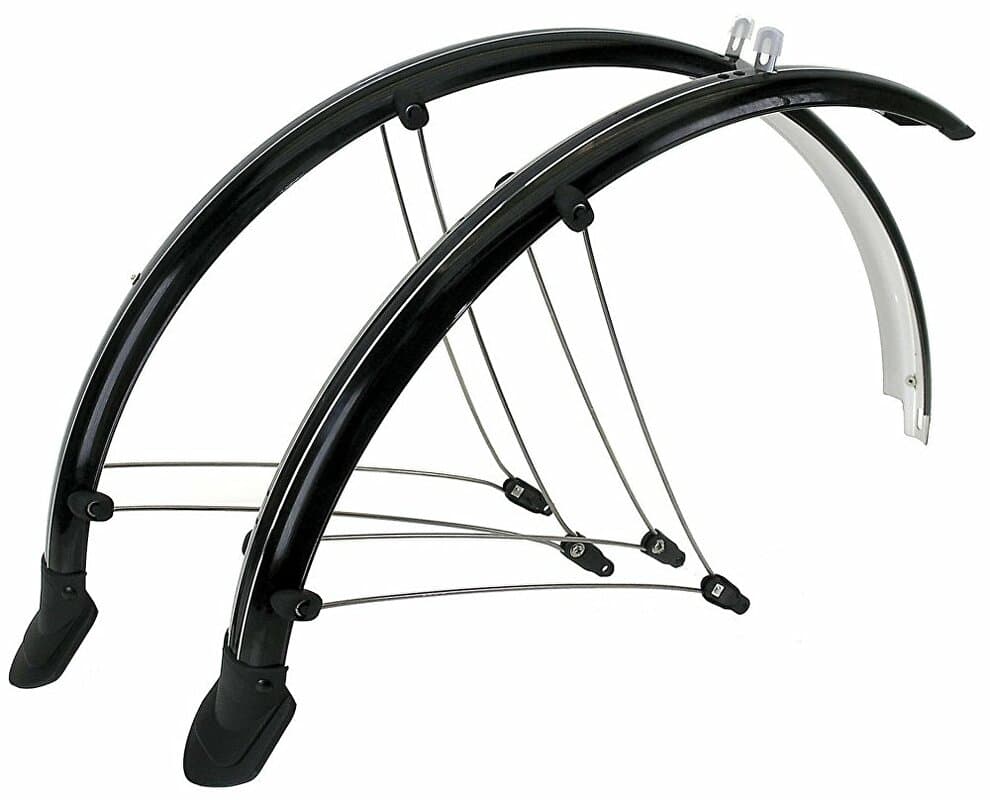 blatníky set OLYMPIK 28"/29" MTB/Trek, 46 mm, černé