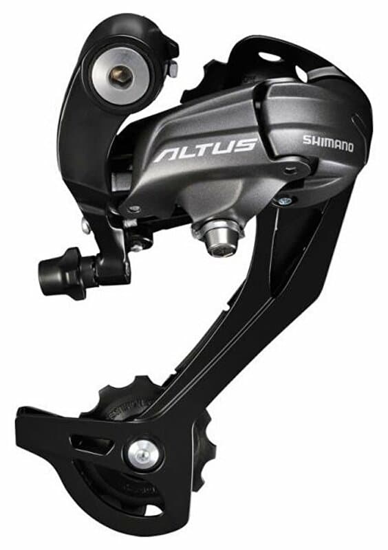 měnič SHIMANO Altus RD-M370SGS, 9 speed černý