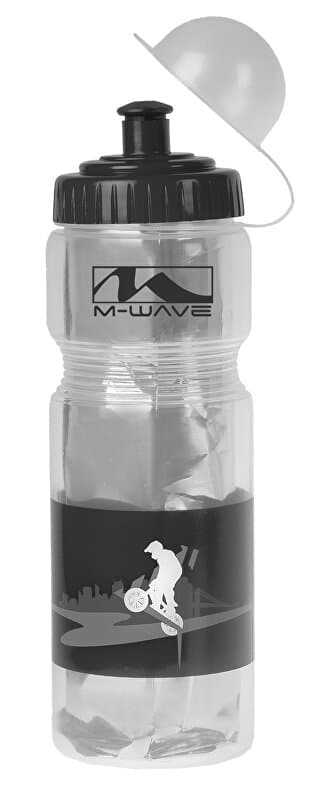 lahev 0,4 l termo MIGHTY transparent/černá