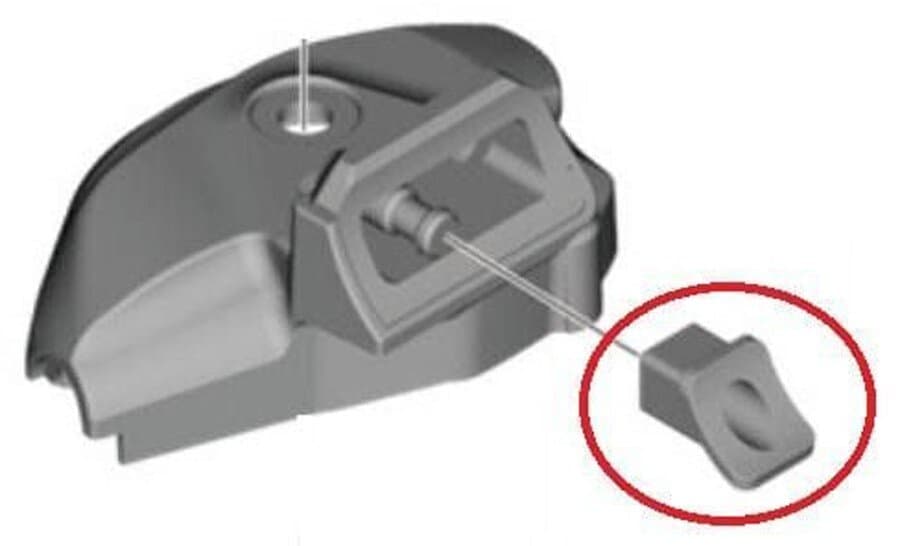 matice uchycení řazení SHIMANO I-spec EV / Y0GT10000 SL-M8100/SL-M7100/SL-M6100-I - náhled 2