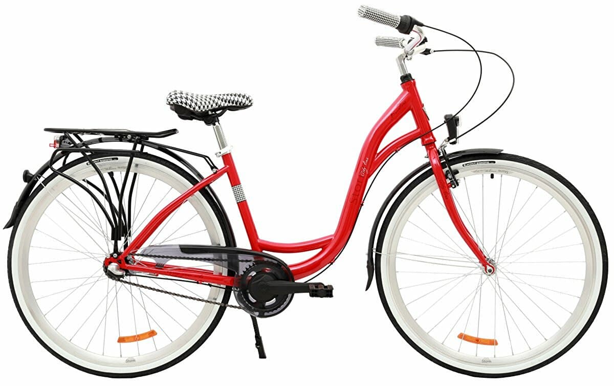 kolo STORM Barcelona 28" 3sp. 17" červené