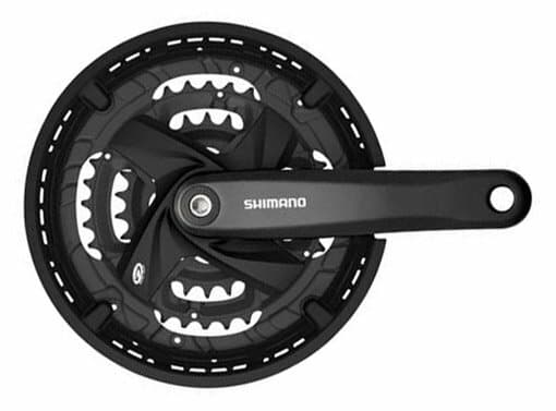 kliky SHIMANO Acera FC-M371-L, 175mm, 44-32-22 zubů, černé, s krytem ,9 speed, pro osu 4HR, v krab.