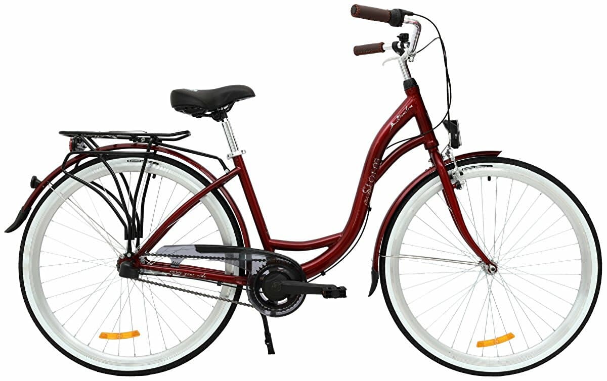 kolo STORM Barcelona 28" 3sp. 19" bordó