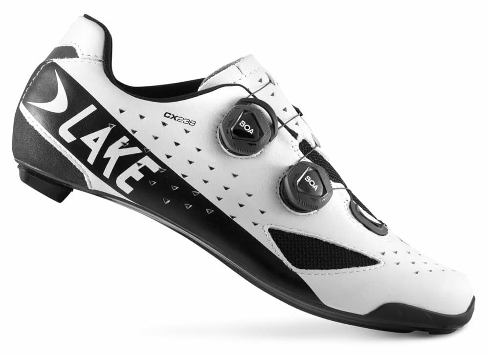 tretry LAKE CX238 Carbon bílo/černé vel.43,5