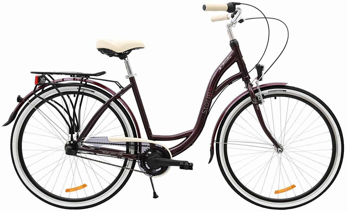 kolo STORM Barcelona 28" 3sp. 17" švestkové