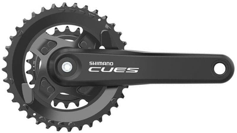 kliky SHIMANO Cues FC-U4010-2, 175mm, 36-22 zubů, černé, 11,10,9 speed, v krabičce