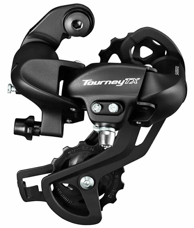 měnič SHIMANO RD-TX800, 7/8 speed bez háku černý, v krabičce