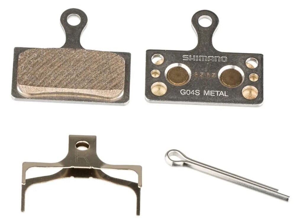 brzdové destičky SHIMANO G04S metal, na blistru