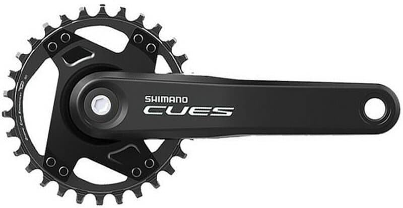 kliky SHIMANO Cues FC-U4000-1, 175mm, 30 zubů, černé, 11,10,9 speed, pro osu čtyřhran, v krabičce