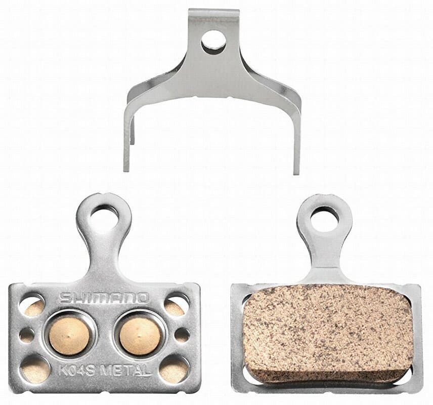 brzdové destičky SHIMANO K04S metal, v krabičce