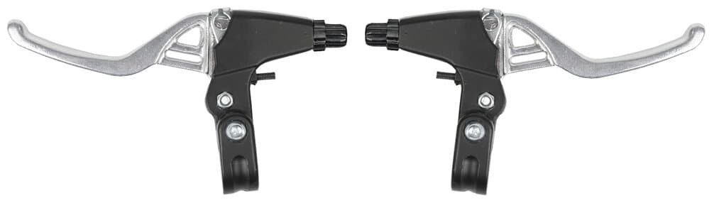 brzdové páky V-brake i cantilever Alu+Alu stříbrné
