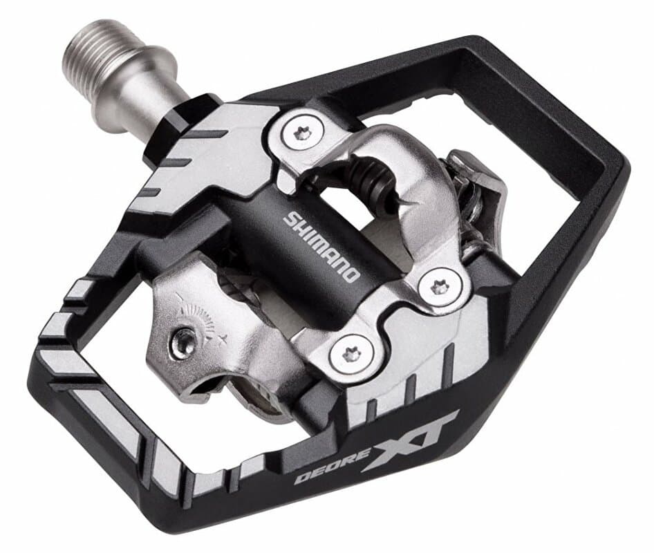 pedály SHIMANO XT SPD PD-M8120 s kufry SM-SH51 s klecí, v krabičce