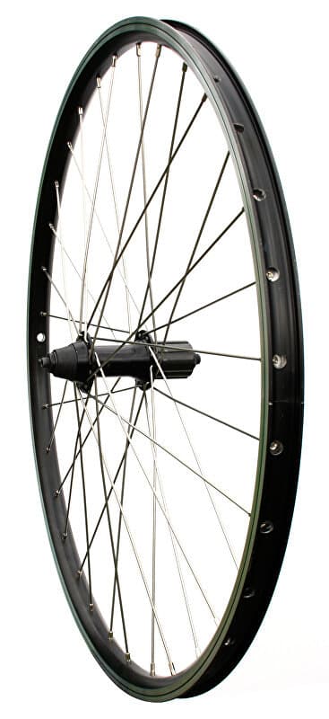 zapletené kolo 26" MAX1 V-brake zadní 8-11sp. černé/stříbrné