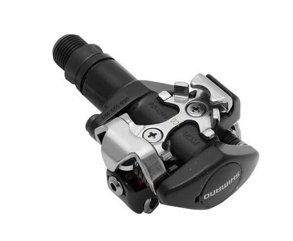 pedály SHIMANO SPD PD-M505L černé s kufry SM-SH51, v krabičce