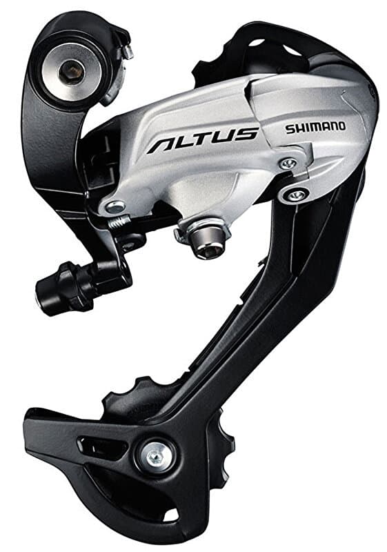 měnič SHIMANO Altus RDM370SGSS, 9 speed stříbrný
