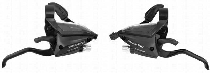 řazení SHIMANO Altus ST-EF500 8 speed, pár, černé, v krabičce