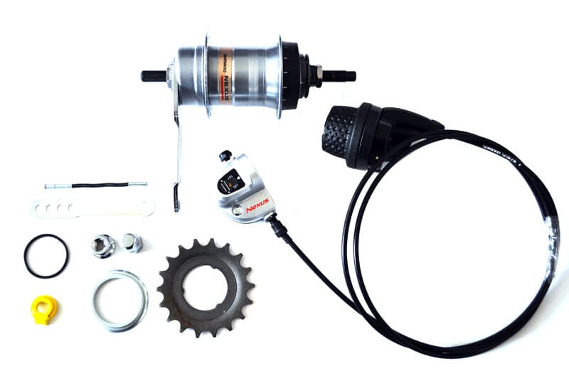 náboj SHIMANO Nexus kompletní 3 rychlostní INTER-3, 19 zubů