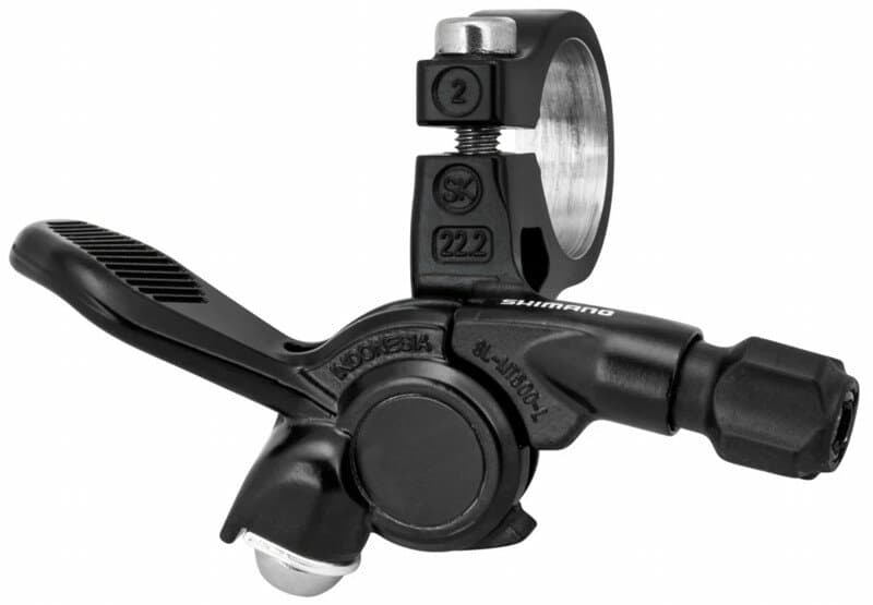 páčka teleskopické sedlovky SHIMANO Deore SL-MT500 levá, objímka O 22,2mm, v krabičce - náhled 2