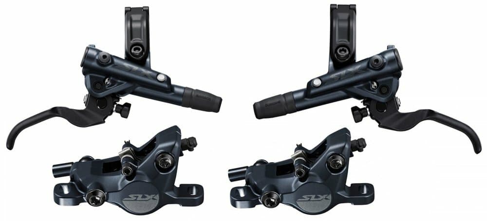 brzda kotoučová SHIMANO SLX M7100 p+z (1000+1700 mm) komplet bez kotoučů (J-kit), v krabičce