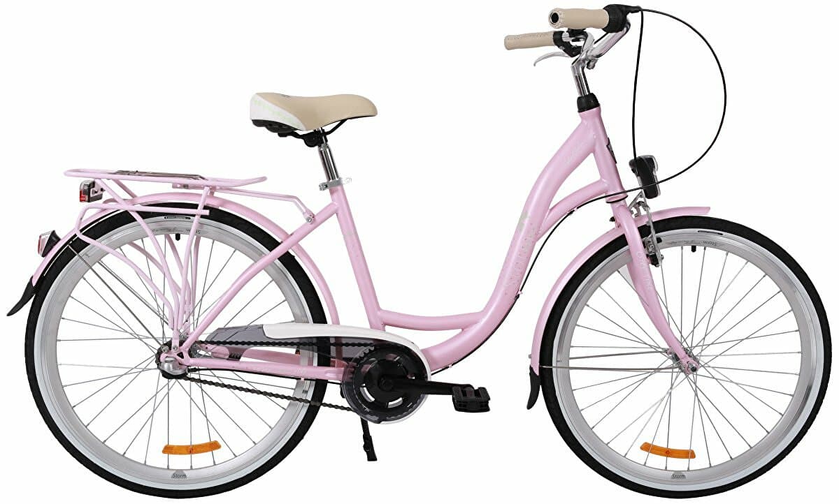 kolo STORM Stockholm 26" 3sp. 15" matné růžové