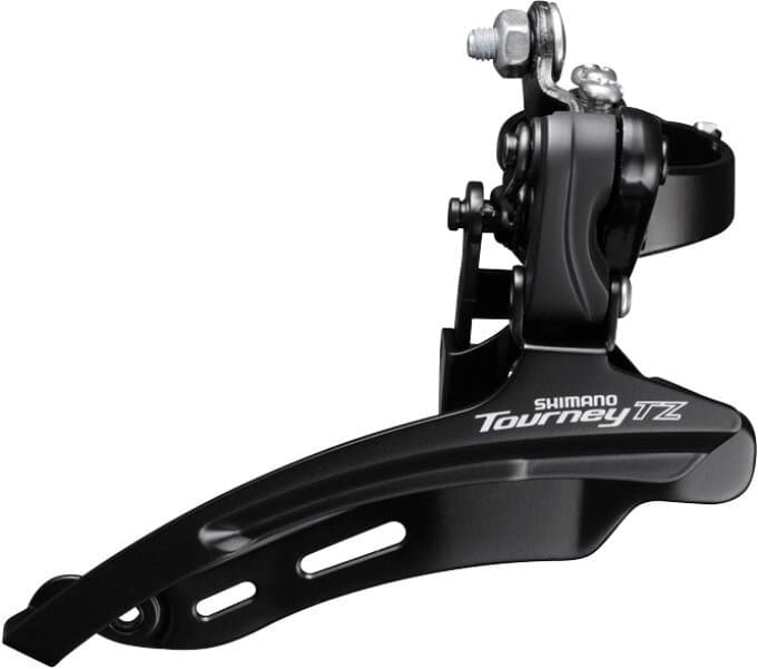 přesmykač SHIMANO Tourney TZ FD-TZ500-D O 31,8 dolní tah, černý (42z)