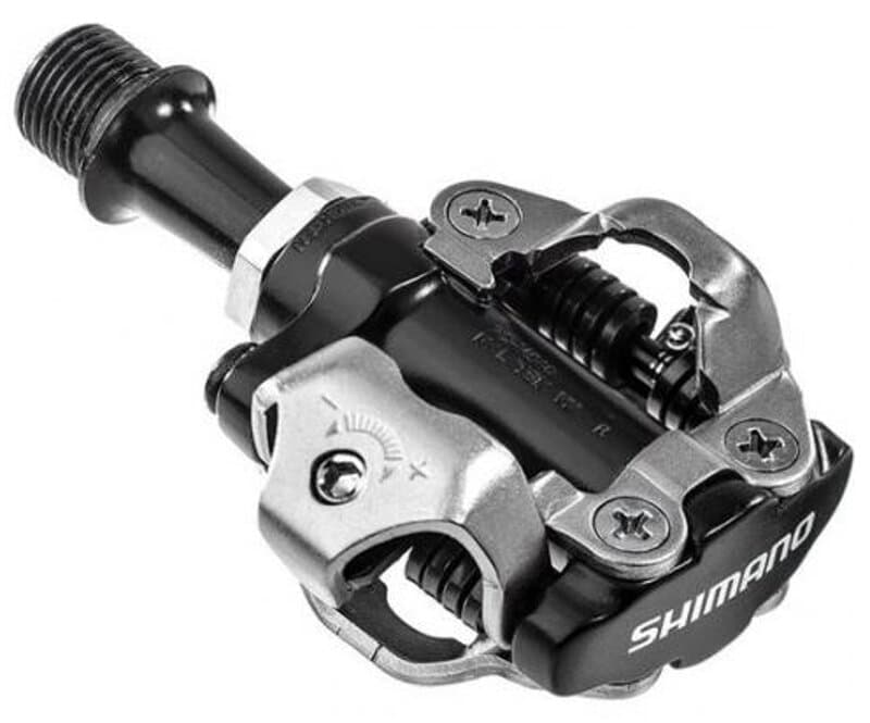 pedály SHIMANO SPD PD-M540 černé s kufry SM-SH51, v krabičce