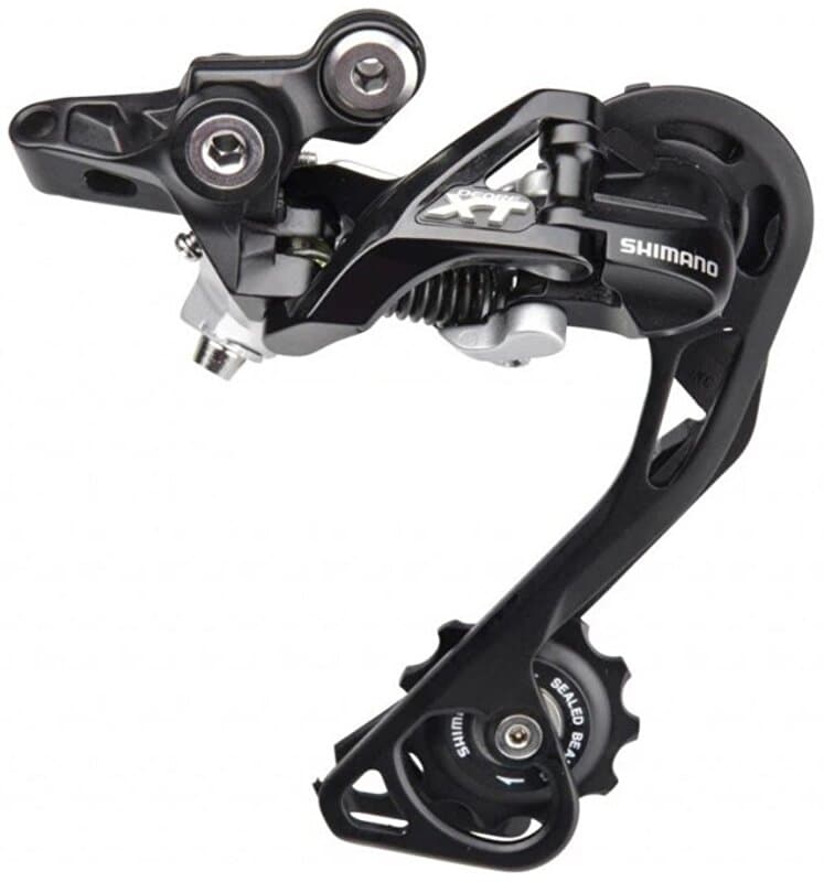 měnič SHIMANO XT RD-M781SGSL, 10 speed, Shadow černý, v krabičce
