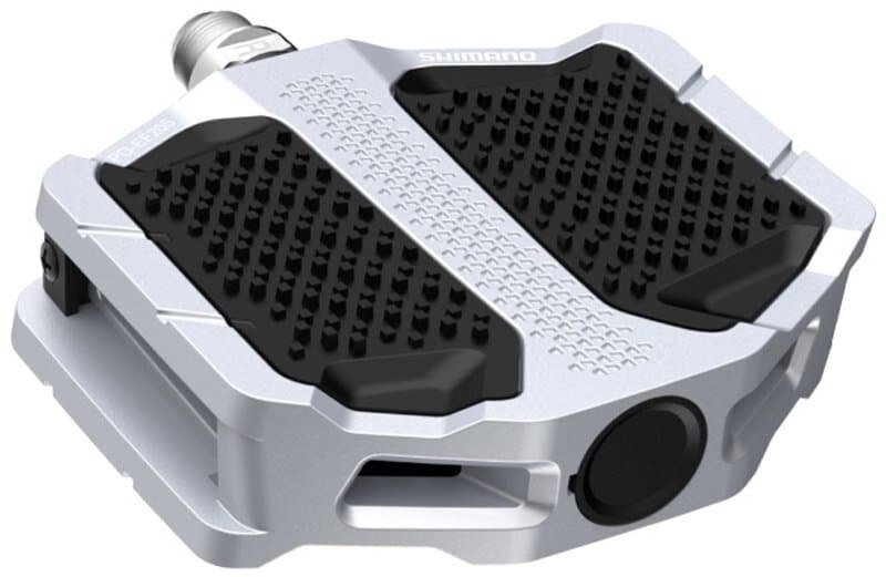 pedály SHIMANO  PD-EF205 Flat stříbrné, v krabičce