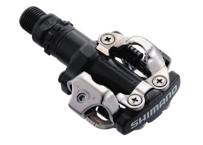 pedály SHIMANO SPD PD-M520L černé s kufry SM-SH51, v krabičce