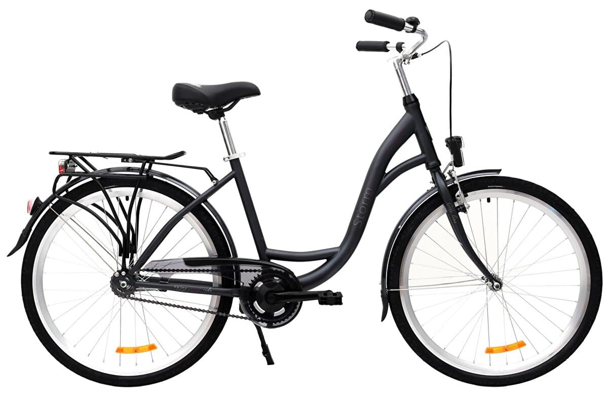 kolo STORM Stockholm 26" 1sp. 17" šedé matné