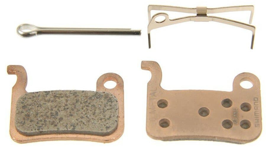 brzdové destičky SHIMANO M06-MX metal, v krabičce