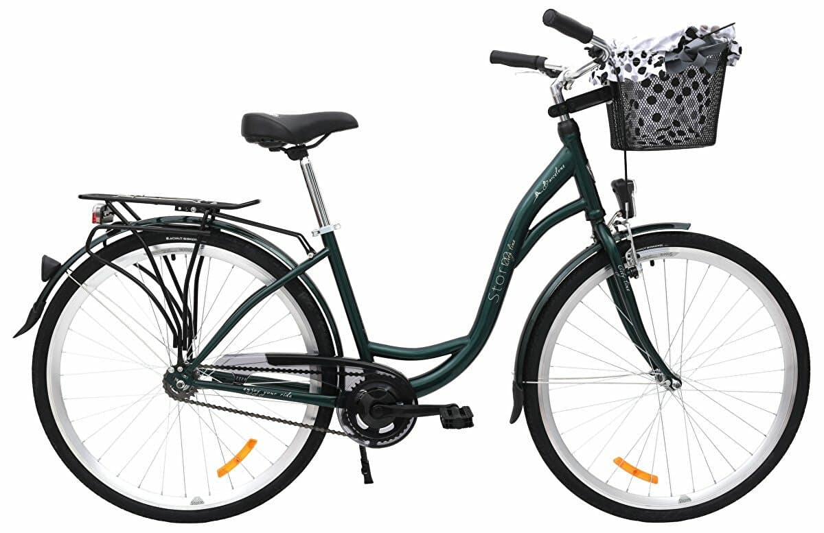 kolo STORM Barcelona 28" 1sp. 17" temně zelené