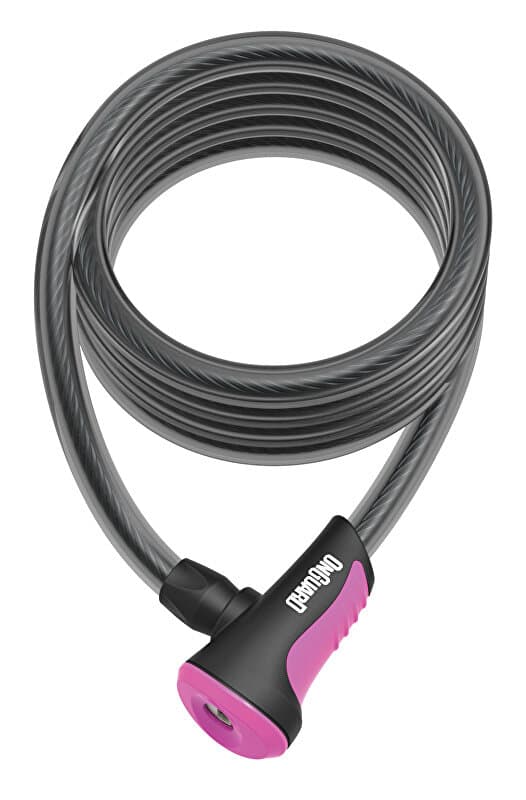 zámek ONGUARD spirála 1800x10 mm růžový