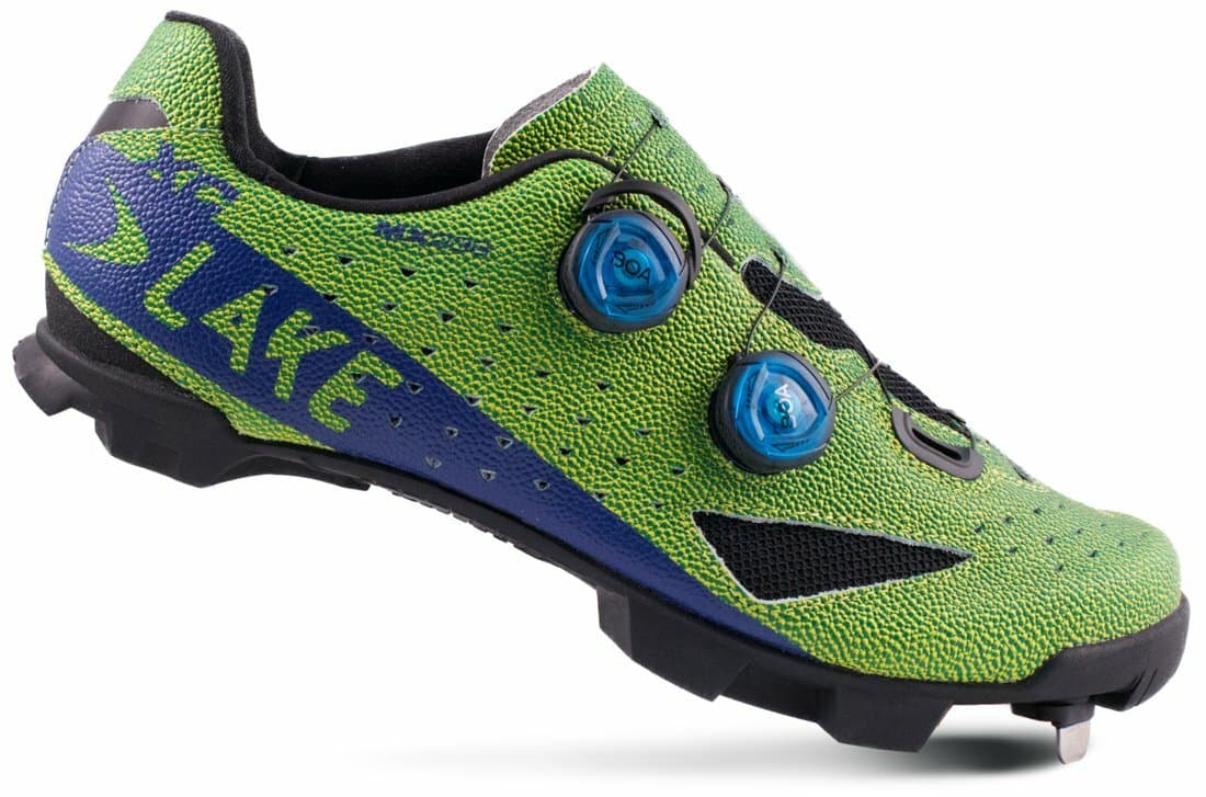 tretry LAKE MX238 XC Carbon zeleno/modré vel.41,5