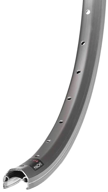 ráfek MACH1 26" ER-10 V-brake 36děr/1nýt stříbrný