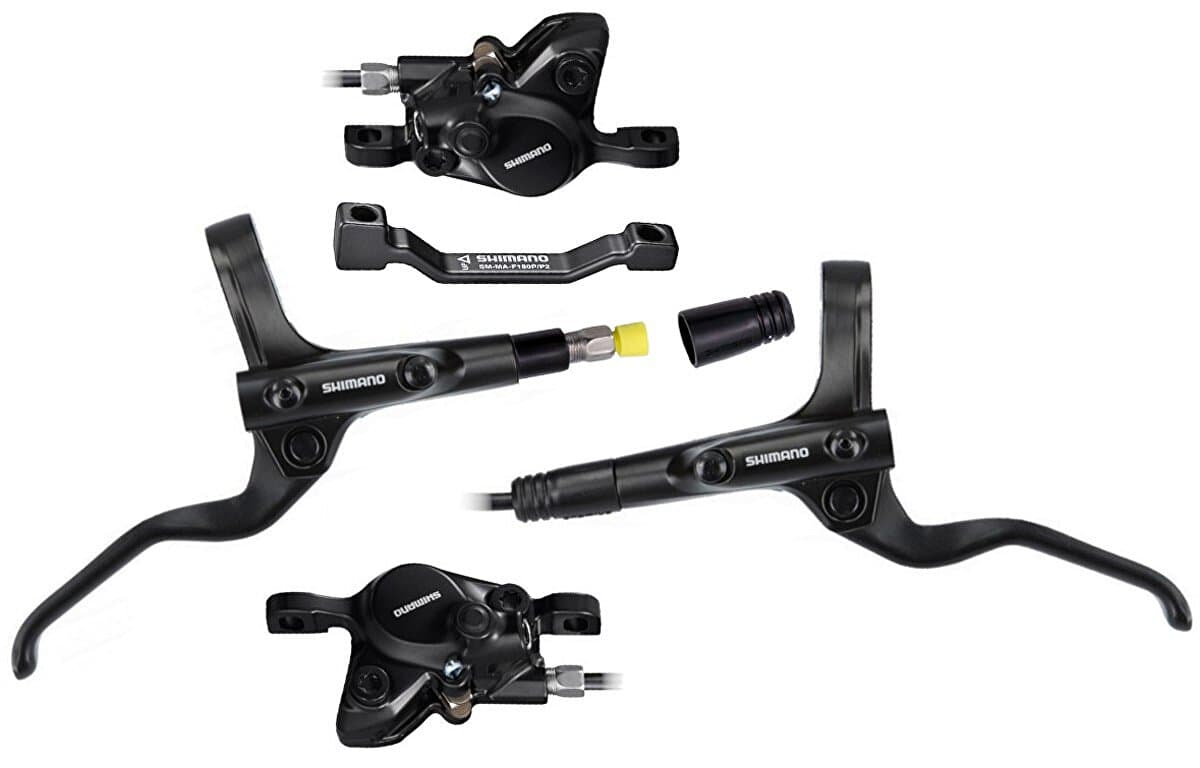 brzda kotoučová SHIMANO MT201, p+z (1000+1700 mm) adaptér, komplet bez kotoučů