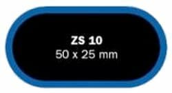 záplaty FERDUS ZS 10 50×25 mm, balení 50 ks