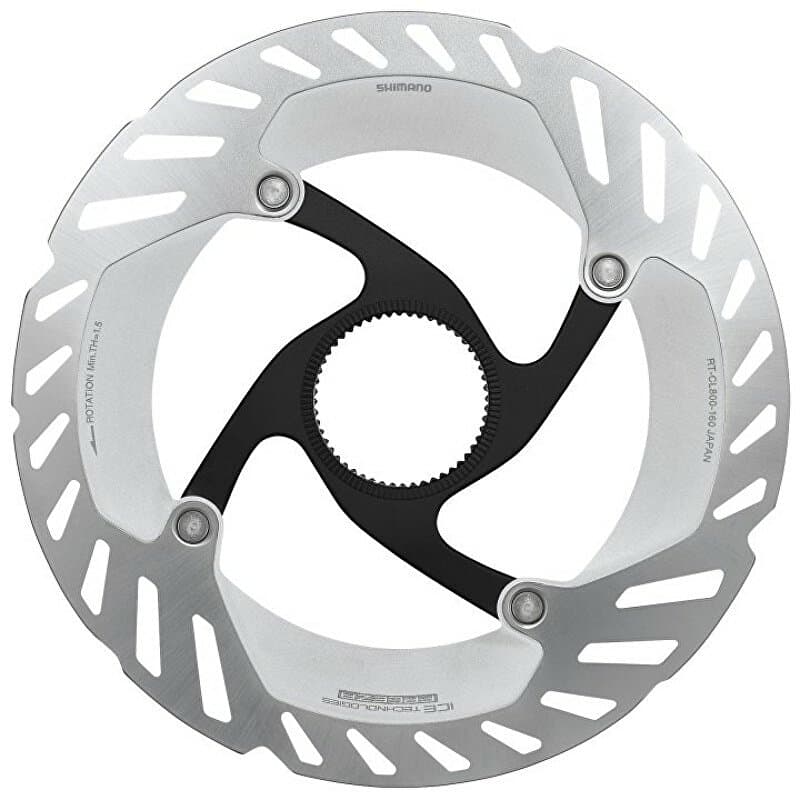 brzdový kotouč SHIMANO RT-CL800 160mm Center lock, Ice technologies, v krabičce