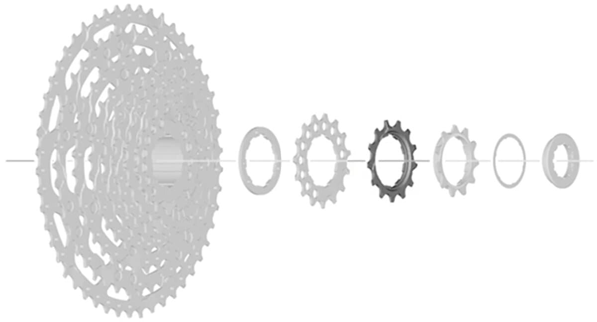 pastorek SHIMANO 13 zubů pro 11 pastorkový systém CS-LG600 Linkglide