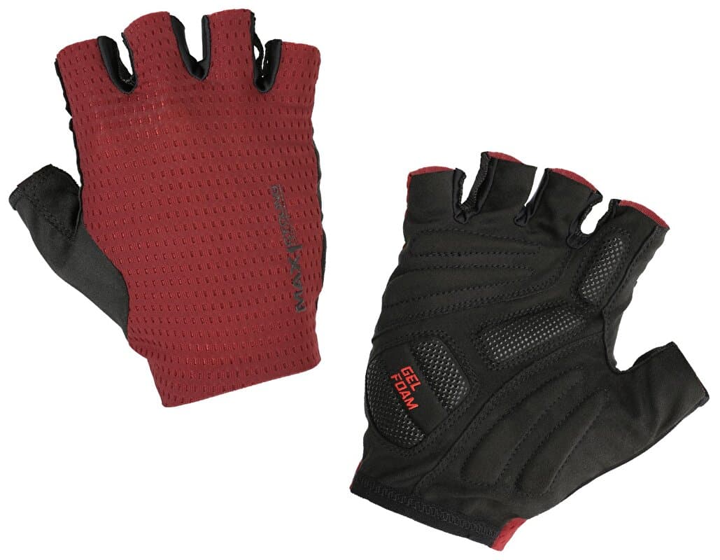 krátkoprsté rukavice MAX1 Ryder vel.XL bordeaux
