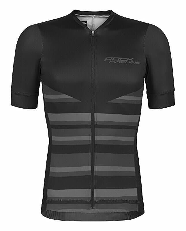 dres ROCK MACHINE MTB/XC černo/šedý vel.M